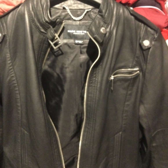 Black Leather Jacket - Picture 8 of 9